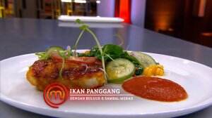 Ikan Panggang Dengan Bulgur Dan Sambal Merah Ala Jerry - MasterChef Season 7