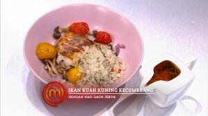 Ikan Kuah Kuning Kecombrang Dengan Nasi Daun Jeruk Ala Audrey - MasterChef Season 7