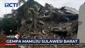 Sejumlah Orang Sempat Terjebak Dalam Reruntuhan Bangunan Saat Gempa di Mamuju