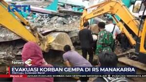 Tenaga Medis Terjebak di Reruntuhan Bangunan RS Manakara
