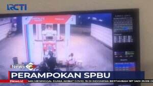 Pria Bersenjata Tajam Lakukan Perampokan di SPBU