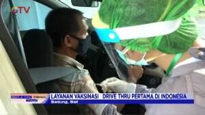 Layanan Vaksinasi Covid-19 Berkonsep Drive Thru