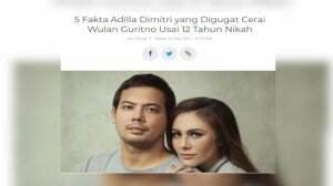 Wulan Guritno Gugat Cerai Suaminya