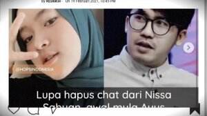 Ayus Lebih Memilih Nissa Daripada Ririe