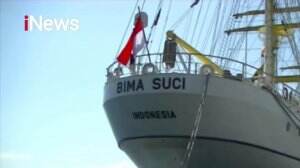 Tamu Istimewa Bersandar di Pelabuhan Tanjung Wangi Banyuwangi, KRI Bima Suci Gelar Open Ship