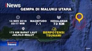 Maluku Utara Diguncang Gempa Magnitudo 7,1 Warga Padati Jalanan Kota