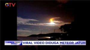 Heboh! Video Metor Jatuh Di Banggai Sulawesi Tengah