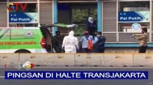 Heboh! Evakuasi Penumpang Busway Yang Tiba Tiba Pingsan DI Halte Pal Putih