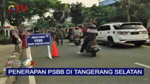 PSBB Di Tangerang Selatan, Petugas Akui Banyak Masyarakat Yang Belum Pakai Masker