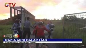 Di Tengah Wabah Korona, Petugas Bubarkan Balap Liar Di Palangkaraya