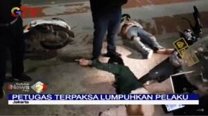 Aksi Kejar-kejaran Petugas dengan Pelaku Curanmor di Jalan Cakung