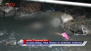 Hujan Deras, Pria Pengidap Epilepsi Terpeleset Tewas di Gorong-gorong