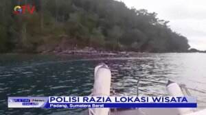 Polisi Razia Lokasi Wisata di Wilayah Perairan Padang Sumatera Barat