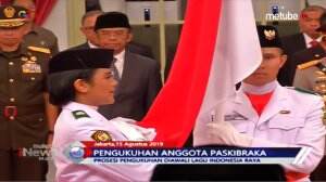 Presiden Kukuhkan Paskibraka HUT RI 74