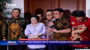 Pemimpin MPR Bertemu Megawati