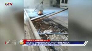 Kabel Bawah Tanah Milik Telkom Terbakar