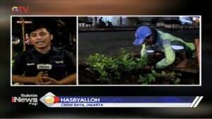 Revitalisasi Trotoar : Dipercantik dengan Penanaman Pohon-pohon Baru