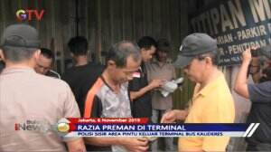 Sejumlah Preman Terminal Diamankan Petugas