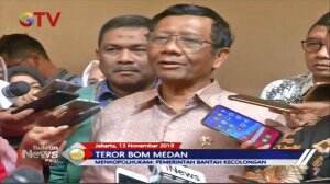 Teror Bom Medan, Mahfud MD : Pemerintah Bantah Kecolongan