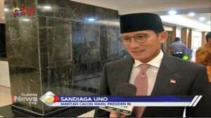 Sandiaga Uno Datang Ke Pelantikan Jokowi - Ma'ruf