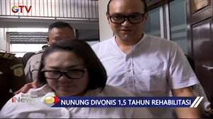 Komedian Nunung dan Suami Divonis 1,5 Tahun Rehabilitasi