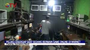 Dua Remaja Curanmor Ditangkap Polisi Saat Main Game Online di Warnet Padang