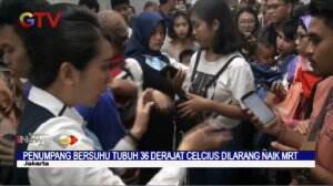 MRT Jakarta Antisipasi Korona Dengan Pasang Alat Deteksi suhu Panas Setiap Stasiun