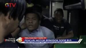 Polisi Bekuk Pelaku Curanmor Berkedok Sopir Bus