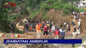 Hujan Deras di Banten Sebabkan Banjir Bandang Hingga Jembatan Ambruk