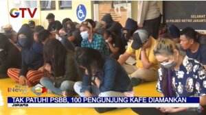 100 Pengunjung Kafe Remang-Remang Kena Sanksi PSBB