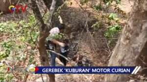 Penemuan Kuburan Sepeda Motor di Tengah Hutan