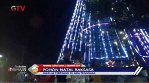 Pohon Natal 30 Meter Tertinggi Se-Asia Tenggara di Sumut