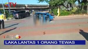 Transjakarta Tabrak Bajaj, 1 Orang Tewas