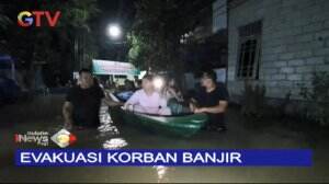 Evakuasi Korban Banjir Di Samarinda