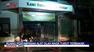 Sekolah Dasar di Semarang Terbakar, Ruang Penyimpanan Alat Olahraga Hangus