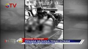 Pencuri Tikam Penjaga Mushola Demi Ambil Kotak Amal