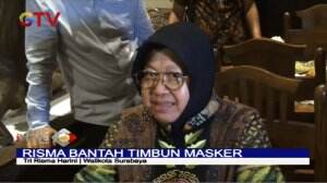 Walikota Risma Tanggapi Terkait Penimbunan Masker di Surabaya