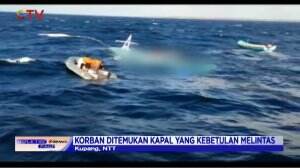 Kapal Tenggelam Dihantam Ombak, 2 Orang Tewas