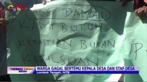 Segel Kantor Desa, Warga di Lombok Tuntut BLT Harus Transparansi