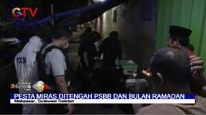 Petugas Bubarkan Sejumlah Pemuda Berpesta Miras