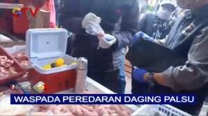 Polisi Sidak Pasar Daging di Bandung Pasca Peredaran 600 Kg Daging Babi