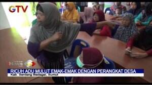 Puluhan IRT Geruduk Kantor Kades di Sumut Terkait Penyaluran Bansos Tak Transparan