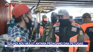 Razia PKL Pasar Tanah Abang, Adu Mulut Tak Terhindarkan