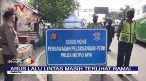 Pelanggaran PSBB Menurun, Namun Arus Lalu Lintas Masih Ramai