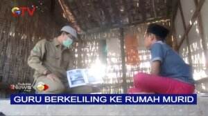 Banyak Anak Didik Tidak Punya Smartphone, Guru Di Sumenep Rela Berkeliling Untuk Mengajar