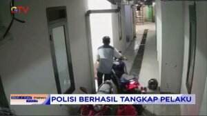 Aksi Pencurian Sepeda Motor Sport Terekam CCTV