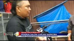 Sembunyikan Narkoba Dalam Helm, Pekerja Salon Kecantikan Di Tangkap