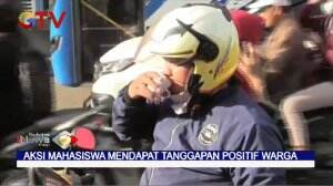 Lawan Virus Korona, Aksi Mahasiswa di Jakarta Turun Kejalan Bagi-Bagi Jamu Gratis ke Pengendara