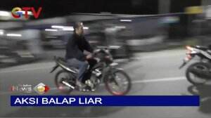 Razia Balap Liar di Medan, Pengendara Lawan Polisi Dengan Lajukan Motor Hindari Kejaran