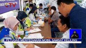 Puluhan Kendaraan Terjaring Razia Pajak di Taman Mini Jakarta Timur